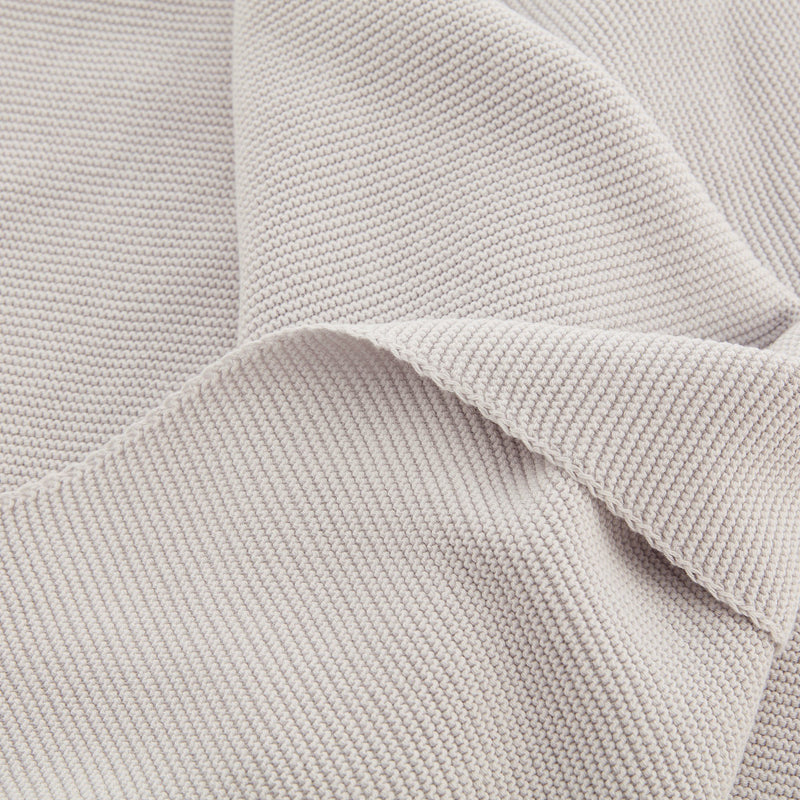 Organic Lightweight Knitted Throw