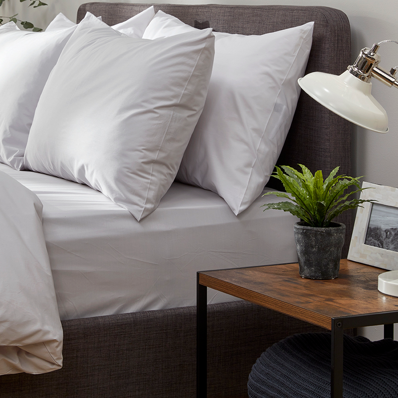 Organic Cotton Sateen Fitted Sheet